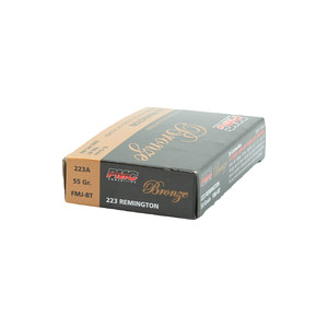 PMC Bronze 223 Remington Ammo 55 Grain FMJ-BT - 223A
