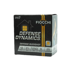 Fiocchi Defense Dynamics 12 Gauge Ammo 2-3/4