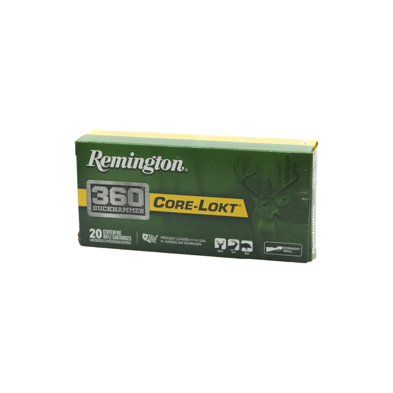 Remington Core-Lokt 360 Buckhammer Ammo 180 Grain Soft Point - R360BH4
